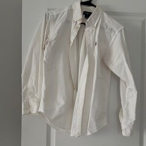 Men's White Polo by Ralph Lauren Shirt